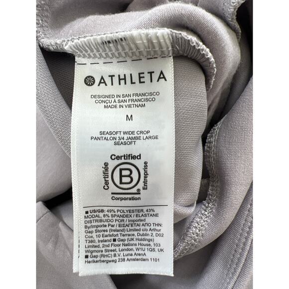 Athleta Light Gray Wide Leg Pants - Picture 7 of 10